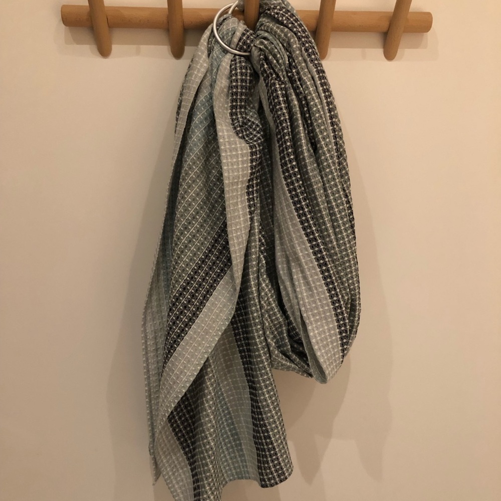 Hip baby wrap honeycomb ring sling